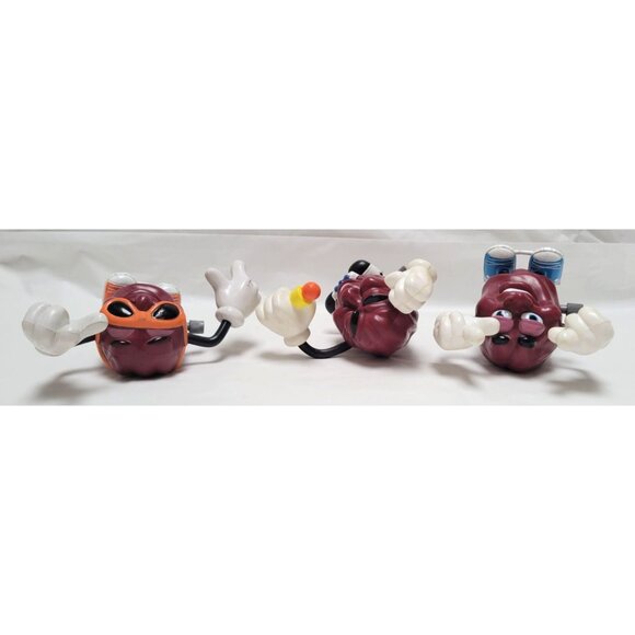 Lot of 3 Vintage 1988 Applause California Raisins Wind-Up Plastic Figures-Lot B - Picture 6 of 7